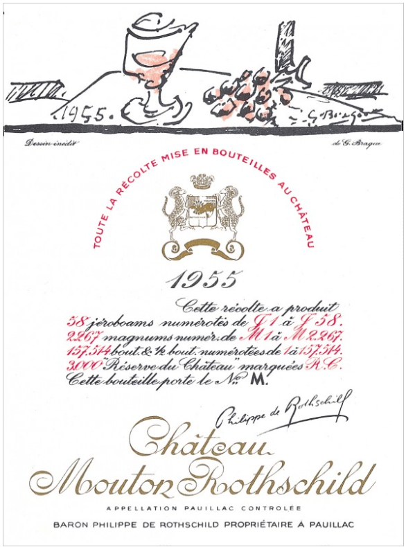 ムートンラベル 1955 ジョルジュ・ブラック / Georges Braques