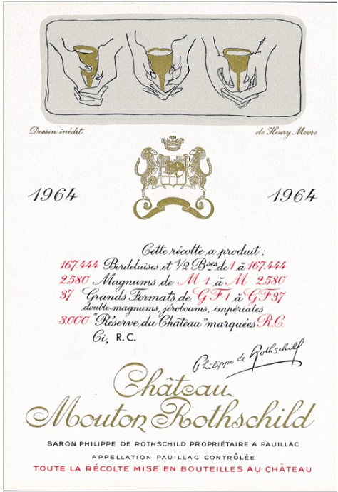 ムートンラベル 1964 ヘンリー・ムーア / Henry Moore