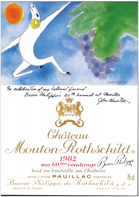 ムートンラベル 1982 ジョン・ヒューストン / John Huston