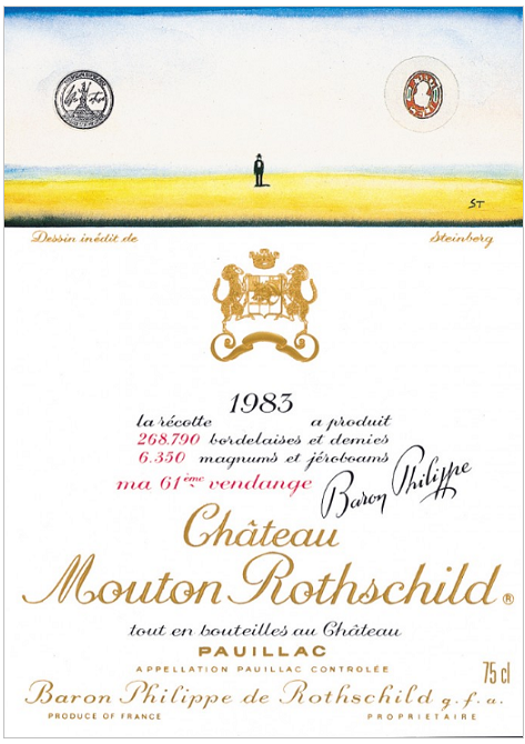 ムートンラベル 1983 ソール・スタインバーグ / Saul Steinberg