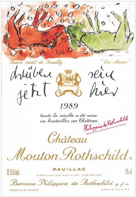 ムートンラベル 1989 ゲオルク・バゼリッツ / Georg Baselitz