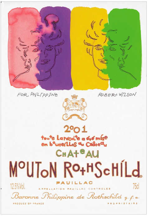 ムートンラベル 2001 ロバート・ウィルソン / Robert Wilson