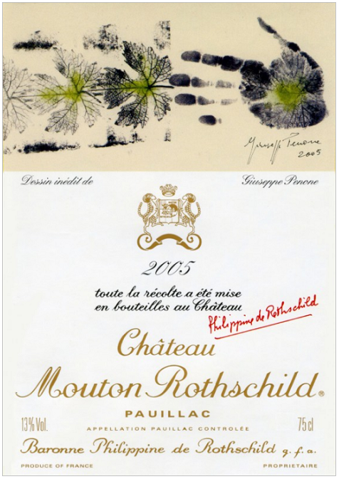 ムートンラベル 2005 ジュゼッペ・ペノーネ / Giuseppe Penone