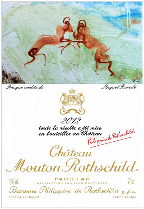 ムートンラベル 2012 ミケル・バルセロ / Miquel Barceló