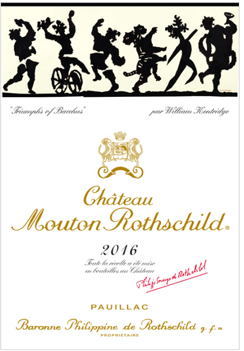 ムートンラベル 2016 ウィリアム・ケントリッジ / William Kentridge