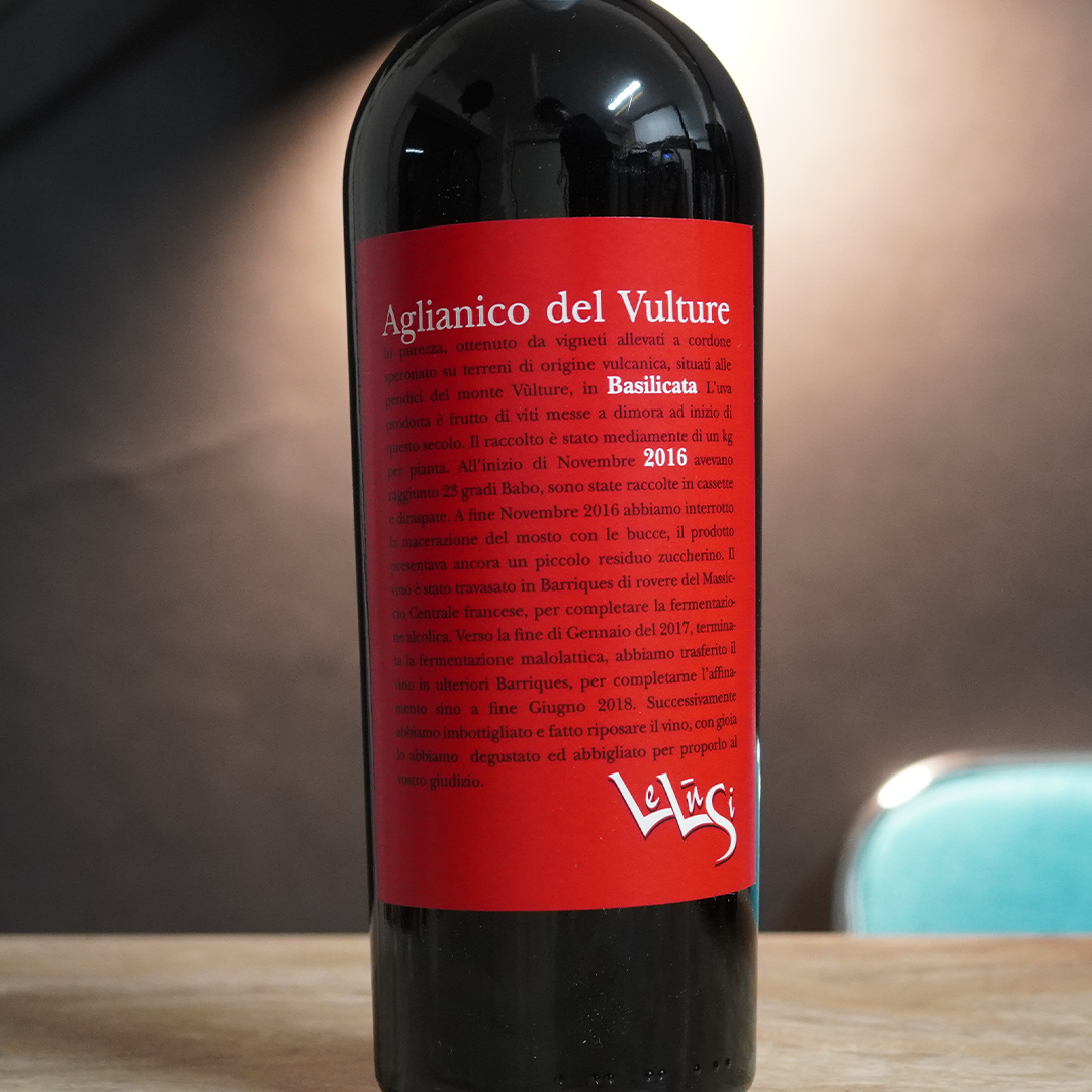 Italy Aglianico, Aglianico del Vulture2016